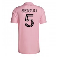 Pánský Fotbalový dres Inter Miami Sergio Busquets #5 2023-24 Domácí Krátký Rukáv